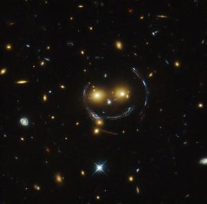 The Universe Sends a Text-Based Emoticon